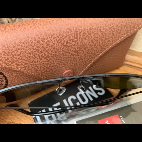 Authentic Ray-Ban Aviator Sunglasses 58mm NEW - Picture 4 of 16